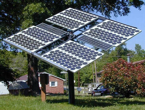 Pole-Mounted Photovoltaic Array
